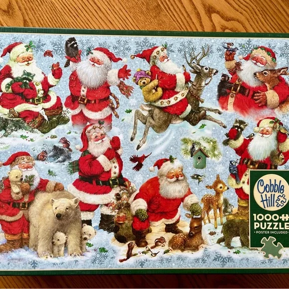 Cobble Hill Santa Claus Puzzle - Picture 1 of 5